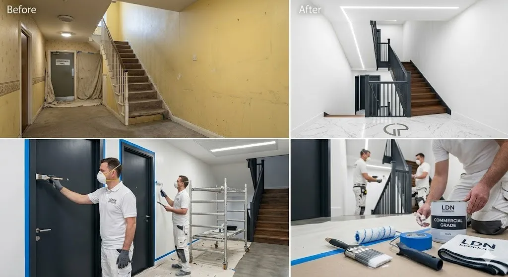 Hallway Staircase Painting service in London Borough of Islington - Islington Painters