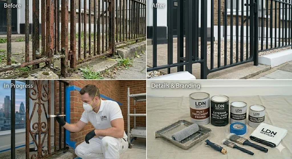 Rust Treatment Painting service in London Borough of Islington - Islington Painters